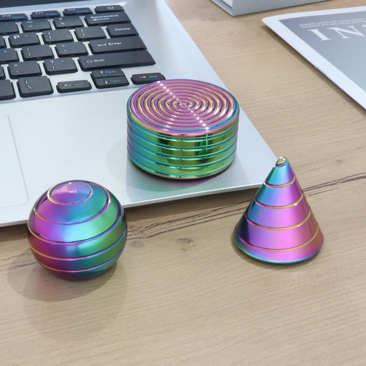 Juguetes Fidget Cinéticos KALMORA - 3 Formas para Estrés