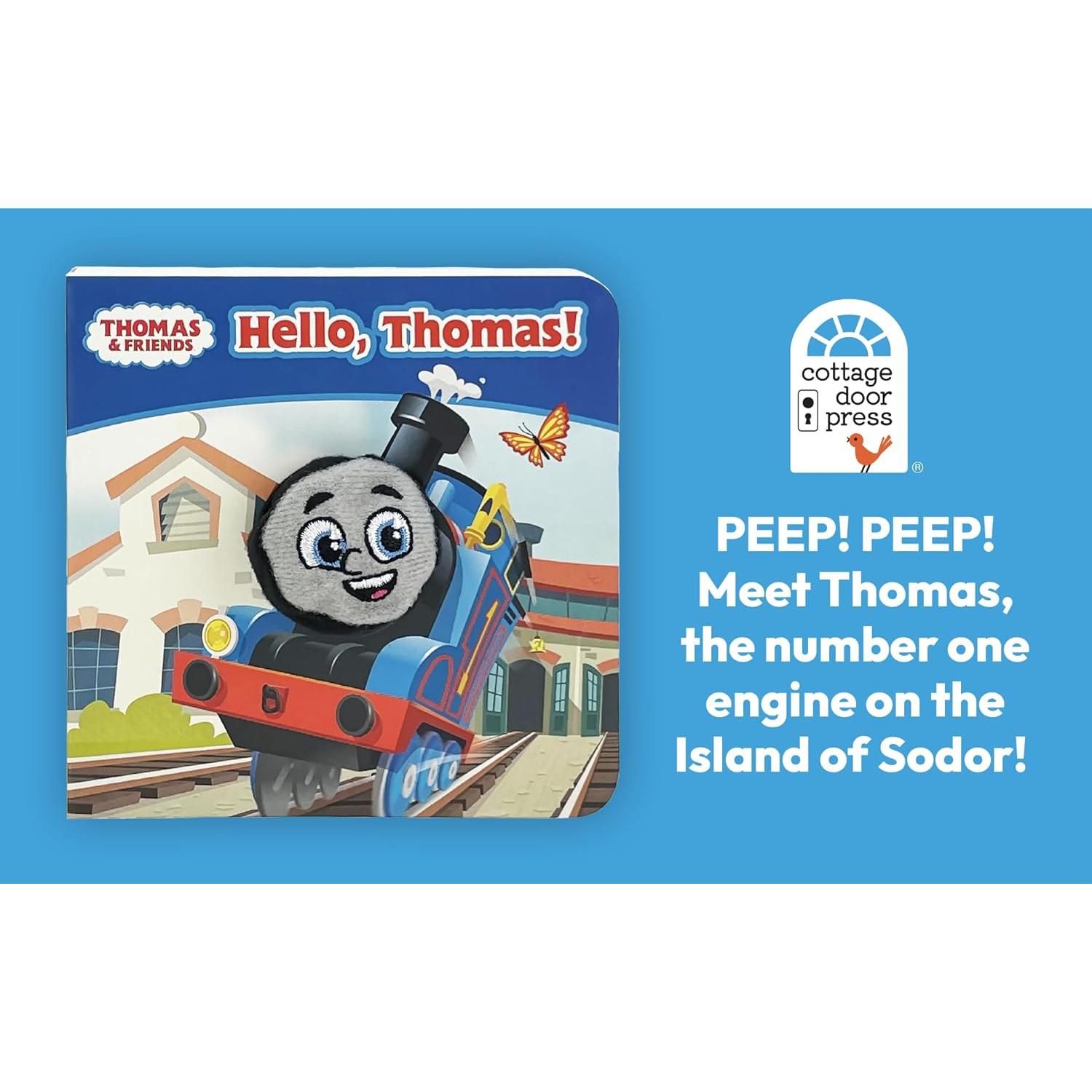 Hello, Thomas! Thomas the Tank Engine Children's Finger Puppet Board Book, Ages 1-4 (Thomas & Friends)