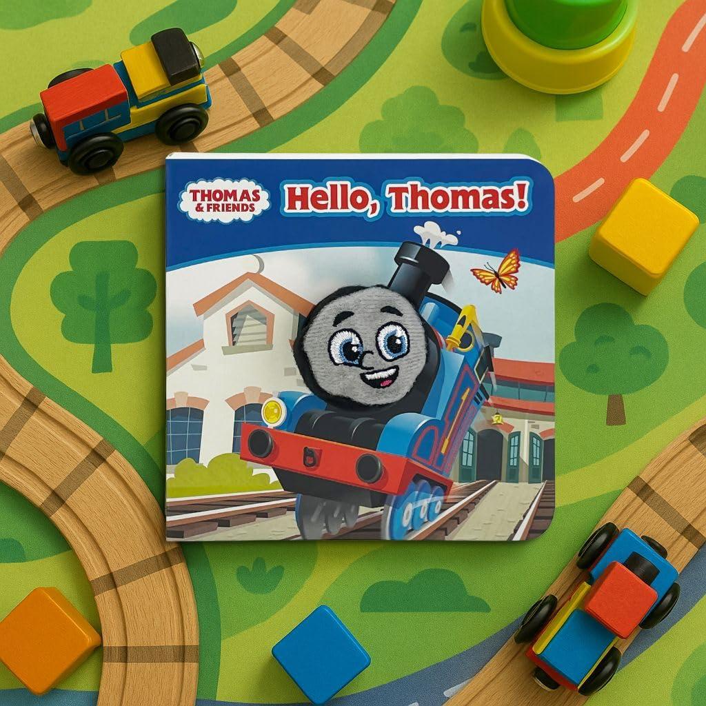 Hello, Thomas! Thomas the Tank Engine Children's Finger Puppet Board Book, Ages 1-4 (Thomas & Friends)