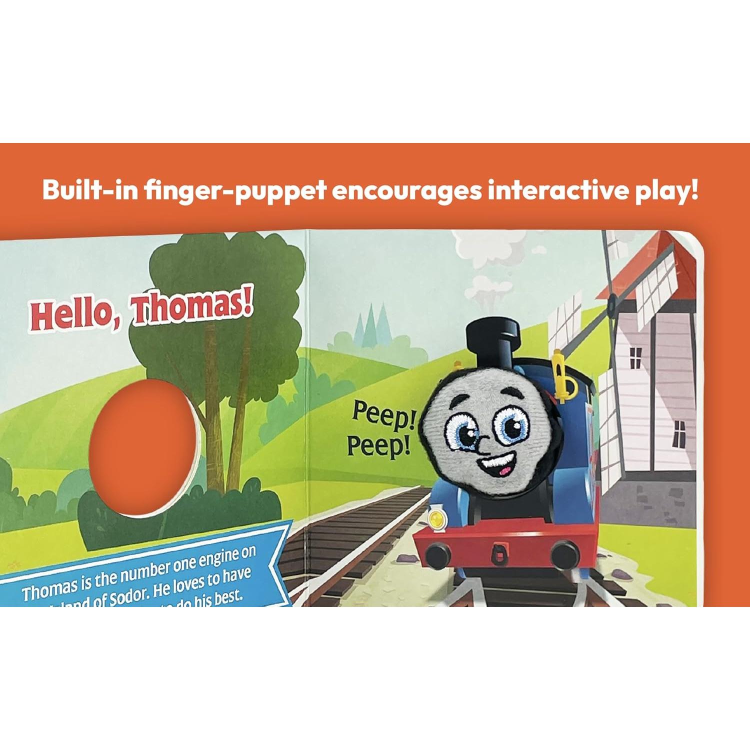 Hello, Thomas! Thomas the Tank Engine Children's Finger Puppet Board Book, Ages 1-4 (Thomas & Friends)