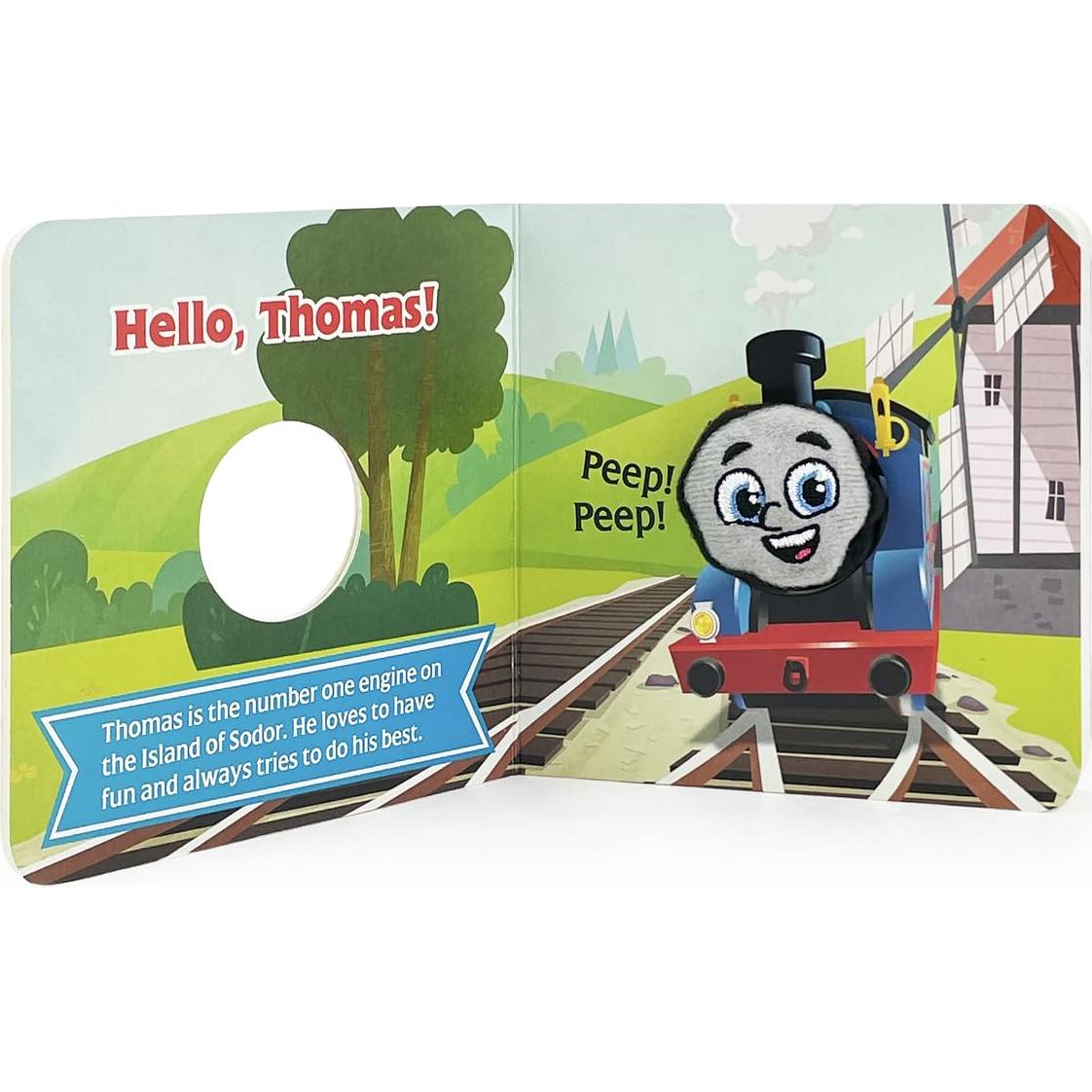 Hello, Thomas! Thomas the Tank Engine Children's Finger Puppet Board Book, Ages 1-4 (Thomas & Friends)