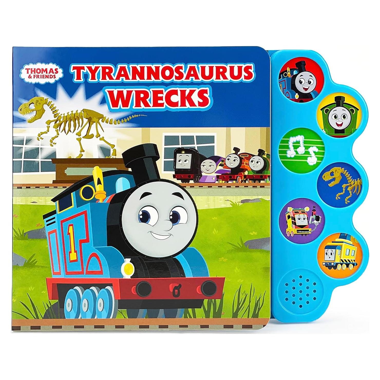 Thomas and Friends Tyrannosaurus Wrecks 6-Button Song and Sound Book: Sing and Read Toy Book for Thomas the Tank Engine