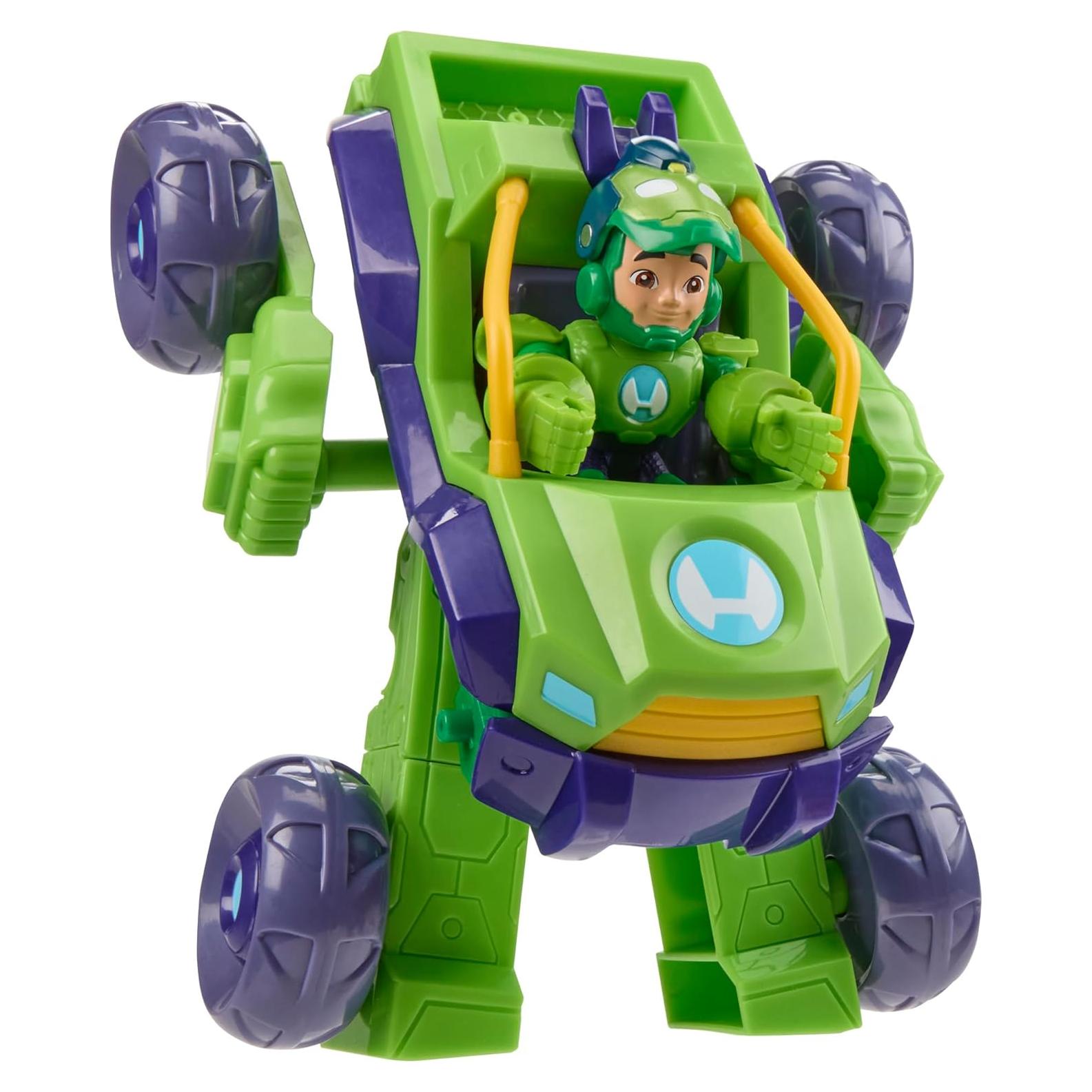 Iron Man y sus Amigos Increíbles - Vehículo 2-en-1 con Figura