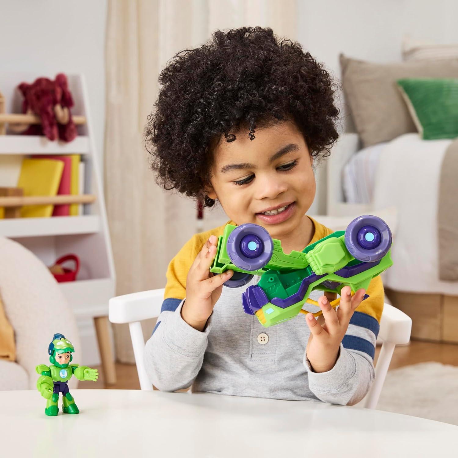 Iron Man y sus Amigos Increíbles - Vehículo 2-en-1 con Figura