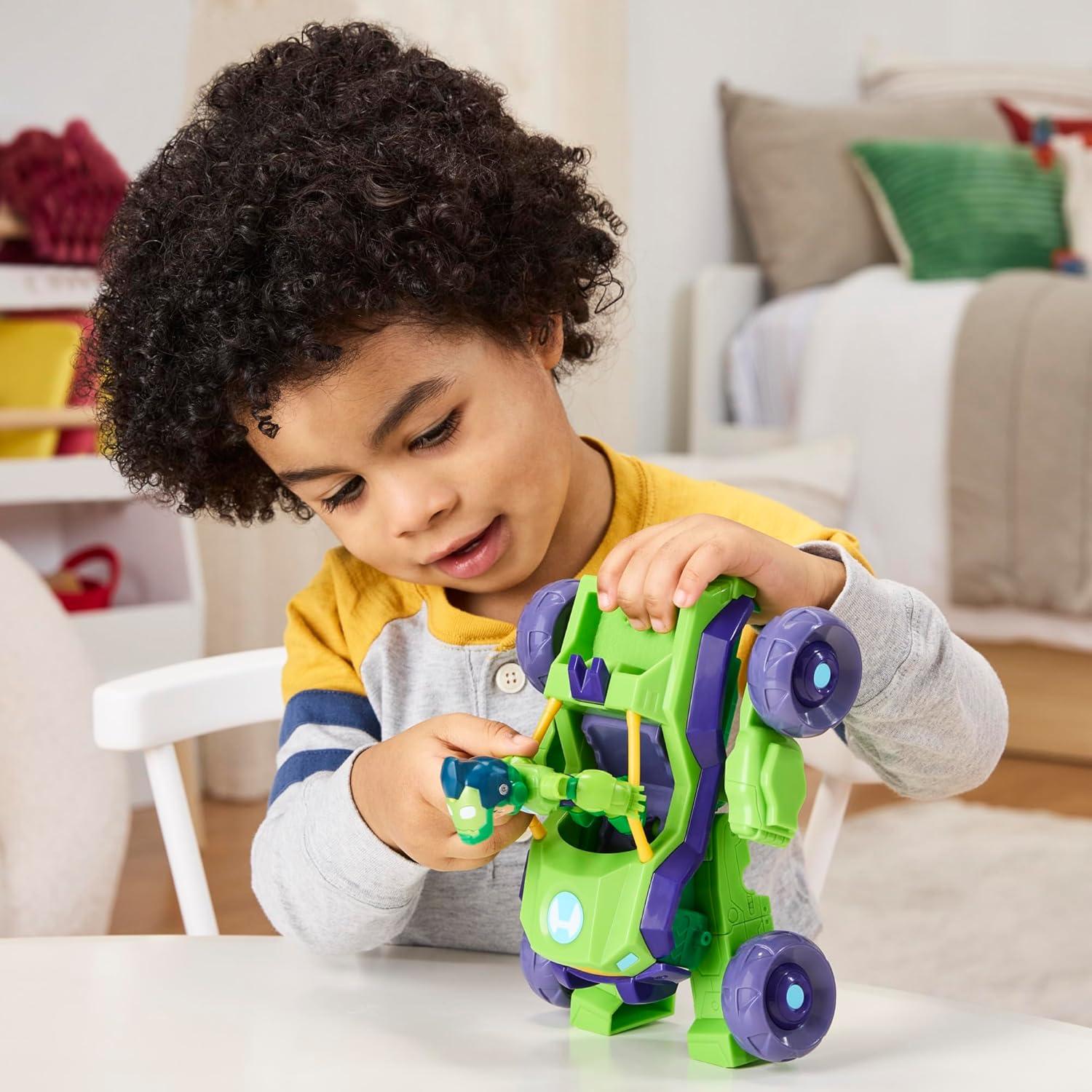 Iron Man y sus Amigos Increíbles - Vehículo 2-en-1 con Figura