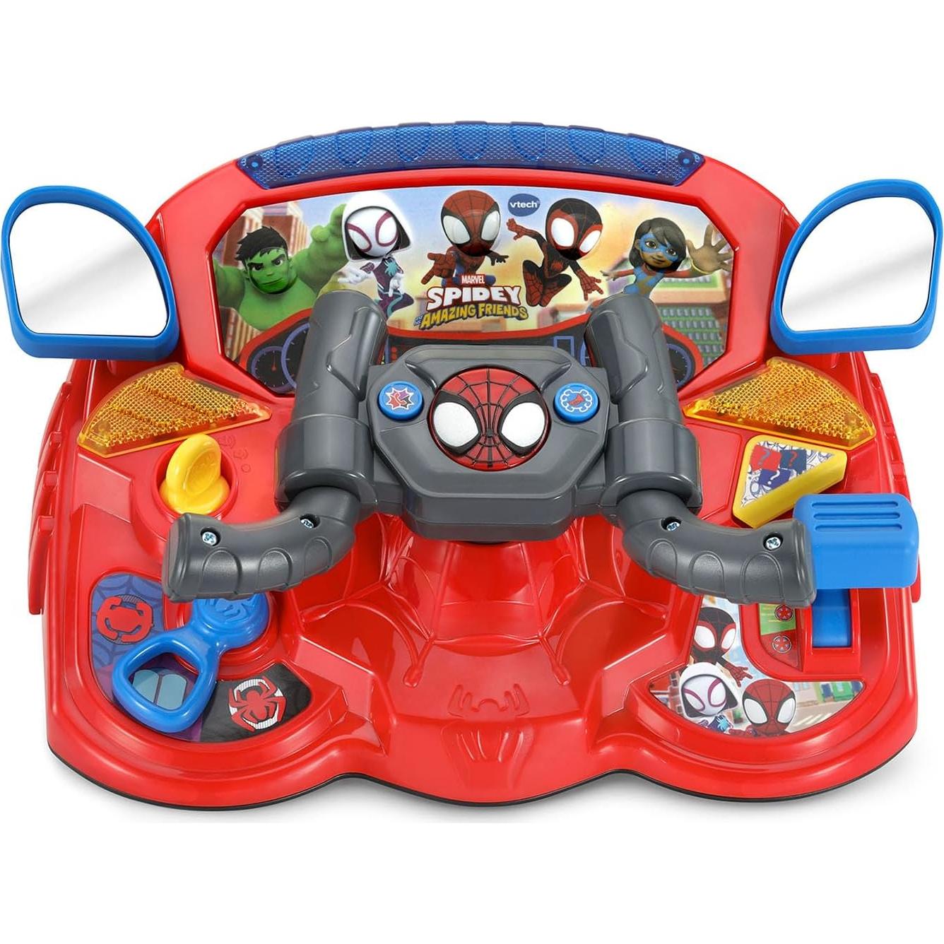 Conductor 2 en 1 VTech Spidey y sus amigos - Juguete educativo