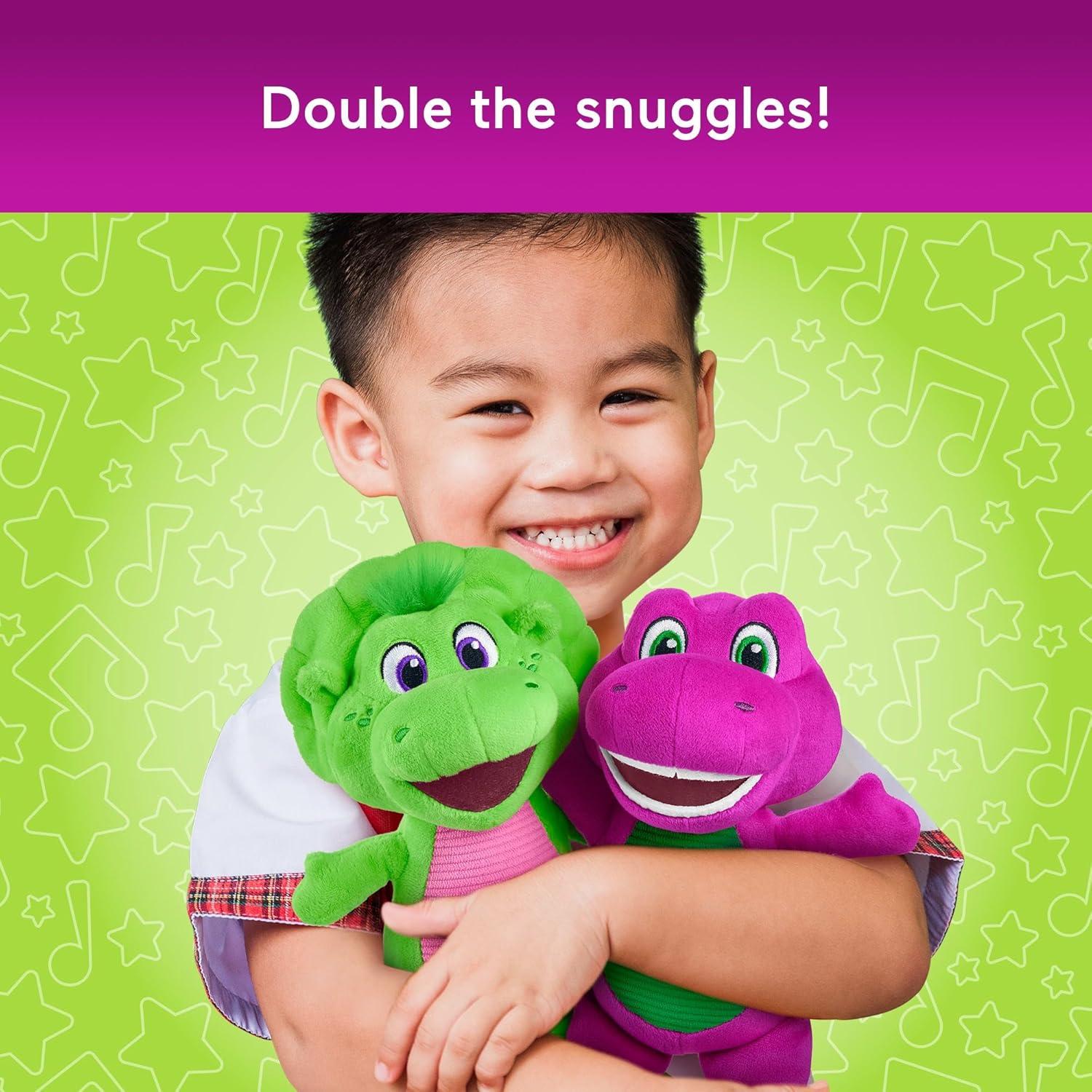 Peluches Barney y Baby Bop Fisher-Price con Libro 22.86 cm