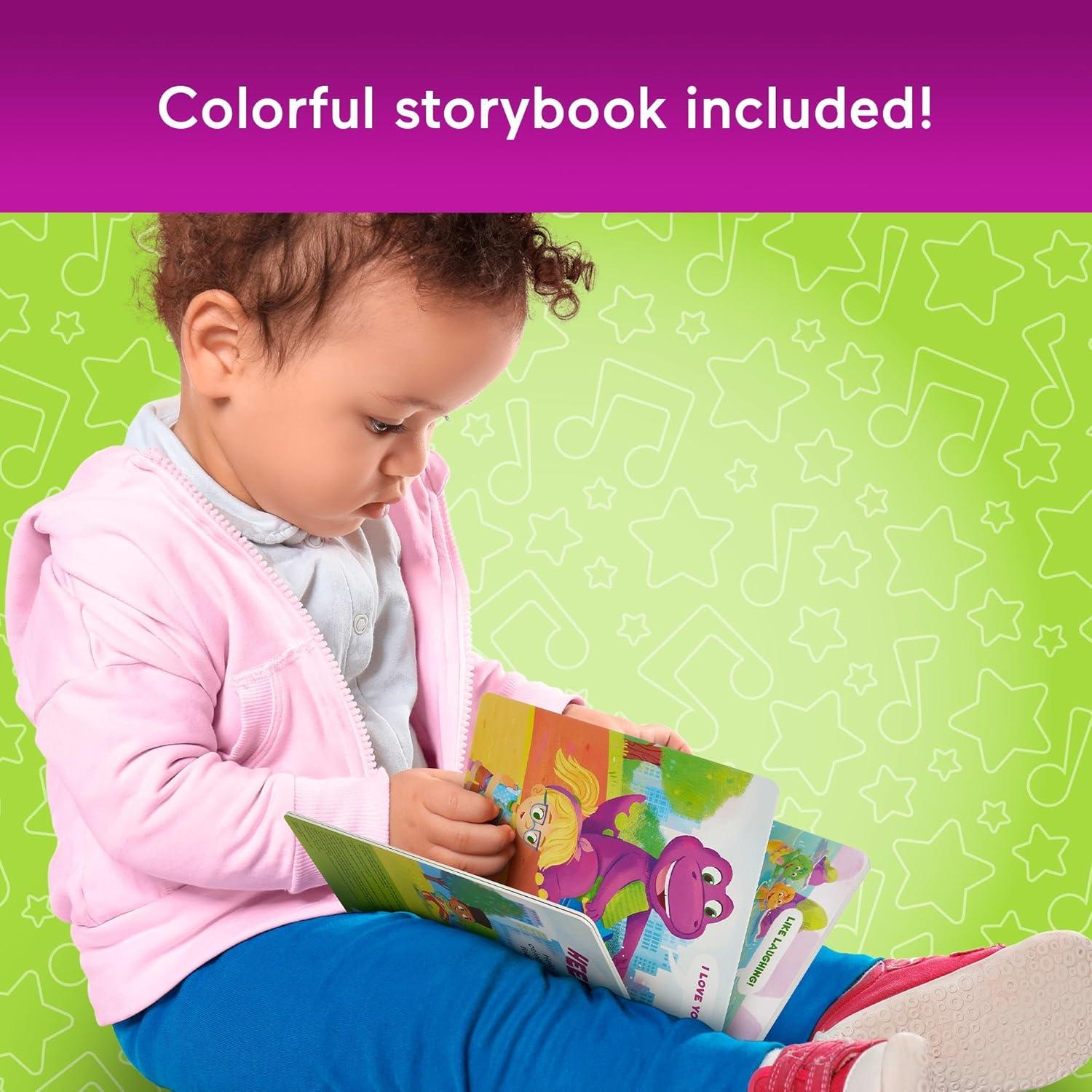 Peluches Barney y Baby Bop Fisher-Price con Libro 22.86 cm