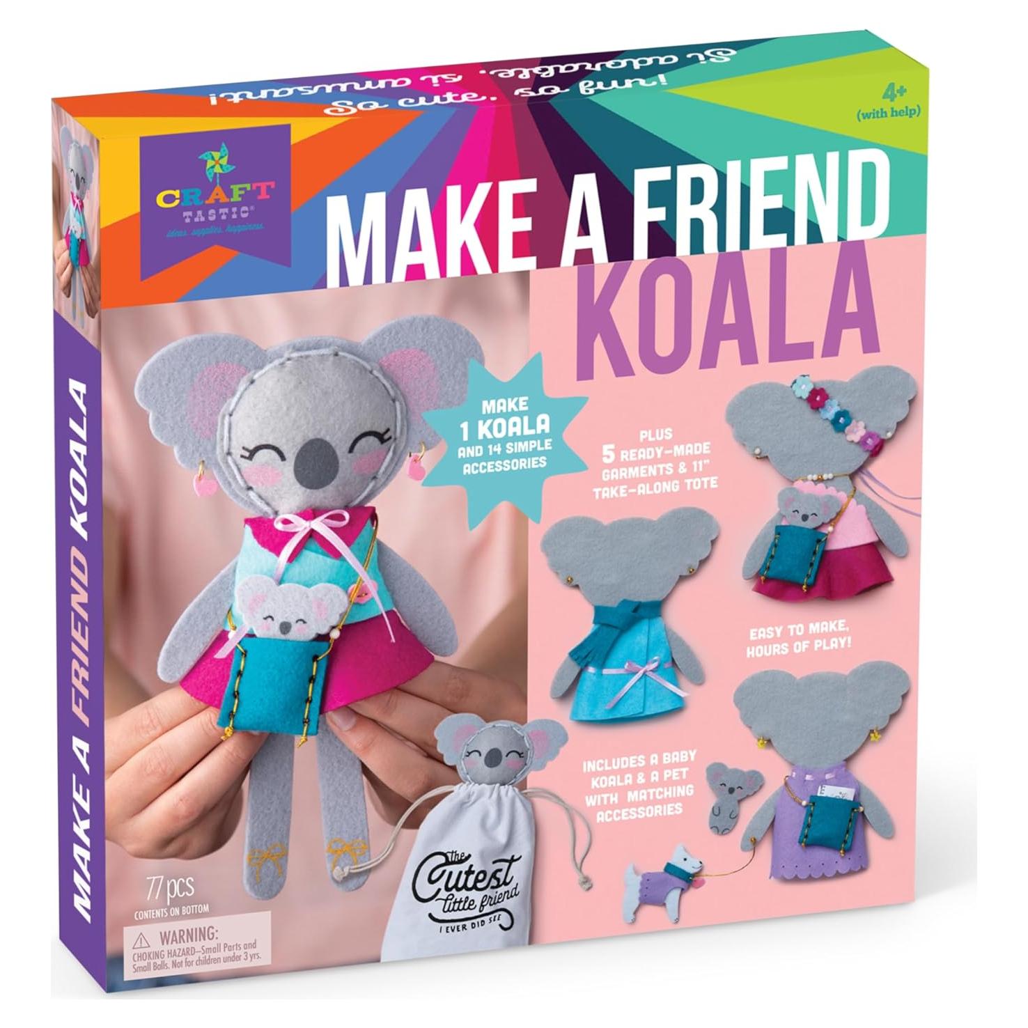 Kit de Costura para Niños Craft-Tastic Koala - Manualidades 4-8 Años