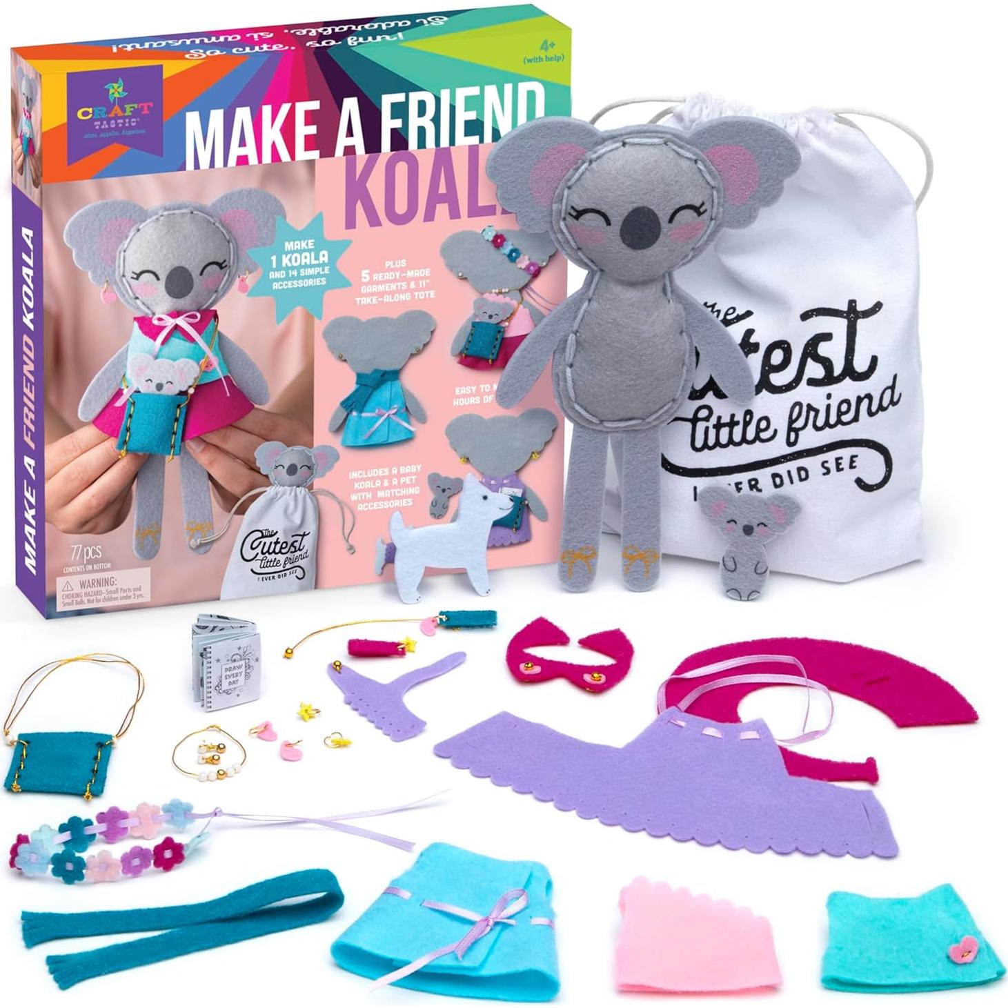 Kit de Costura para Niños Craft-Tastic Koala - Manualidades 4-8 Años