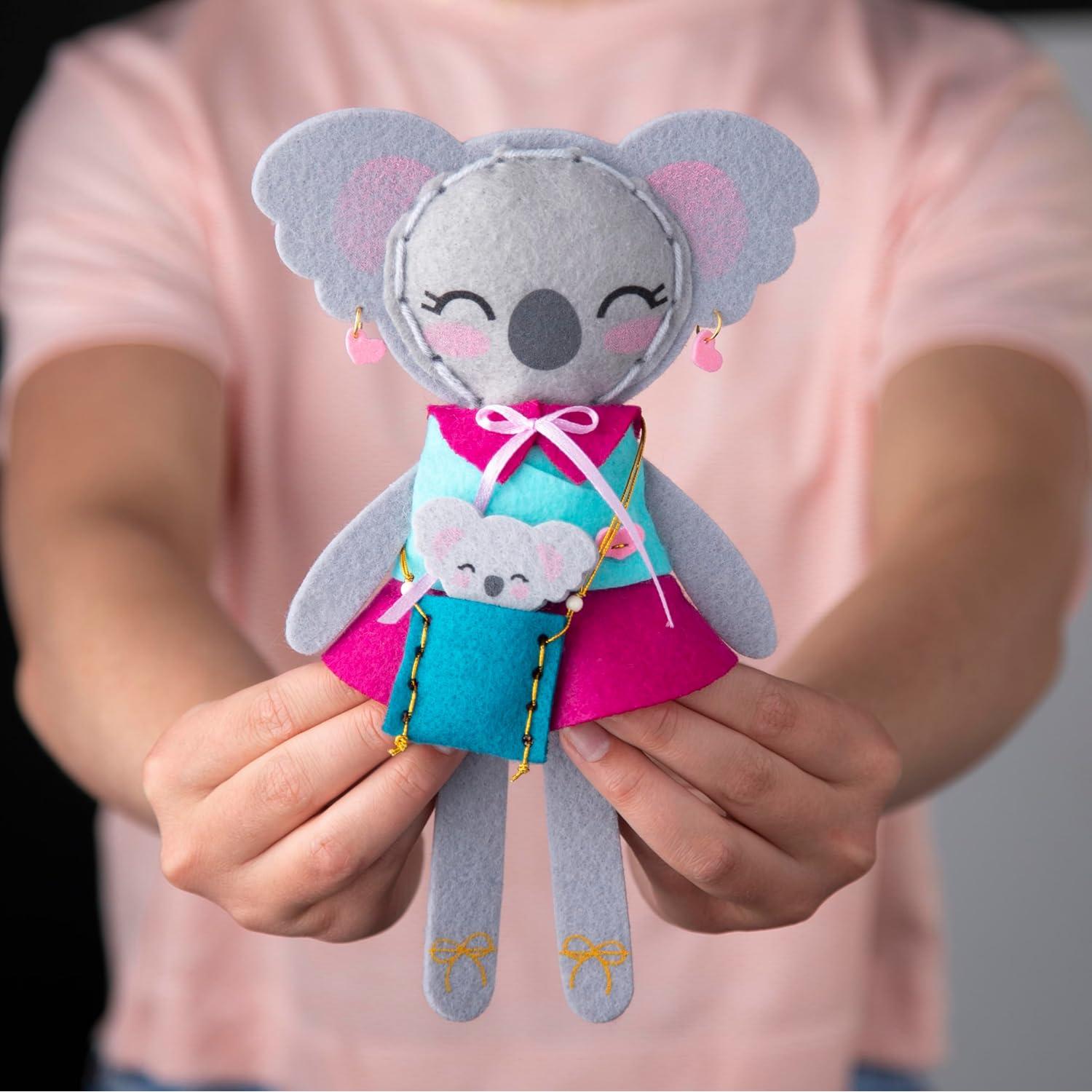 Kit de Costura para Niños Craft-Tastic Koala - Manualidades 4-8 Años