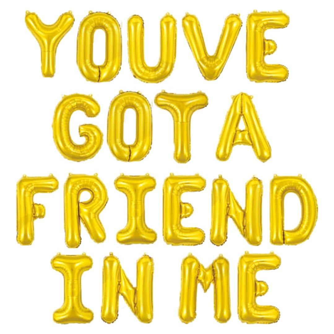 Banner de Globo Tienes Un Amigo En Mí 45 cm - Suministros Fiesta