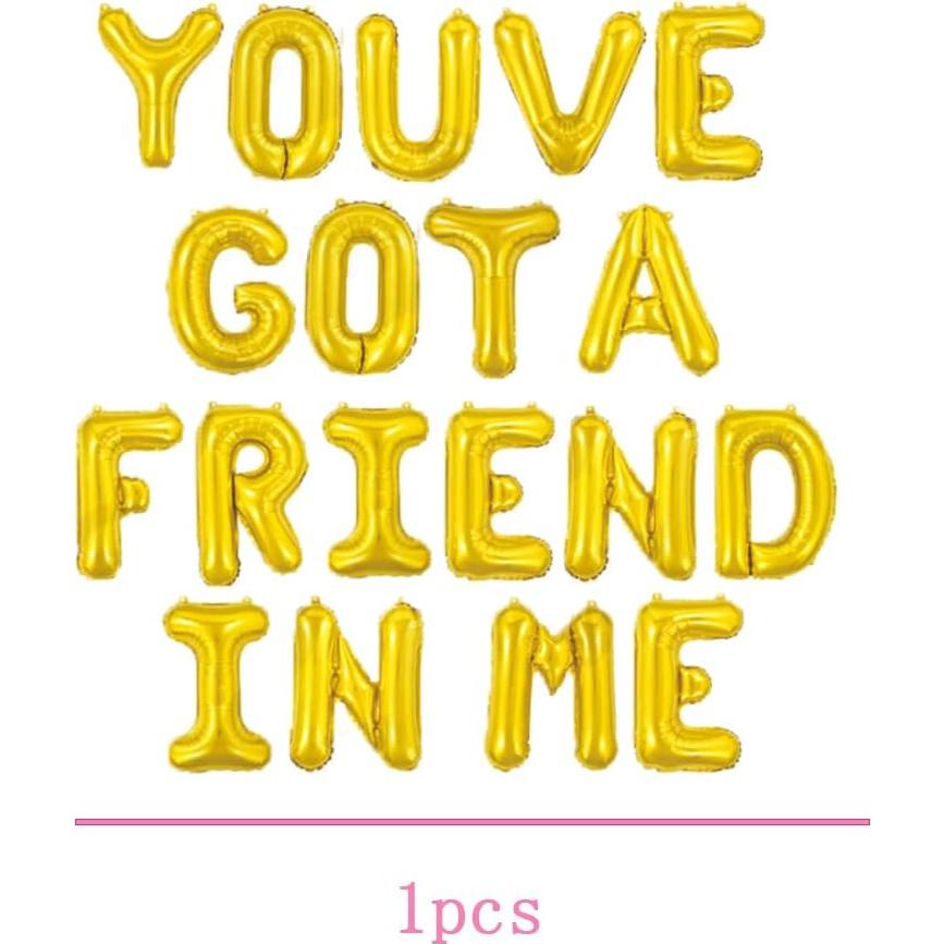 Banner de Globo Tienes Un Amigo En Mí 45 cm - Suministros Fiesta