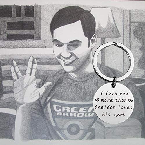 Llaveros para Parejas Big Bang Theory Acero Inoxidable