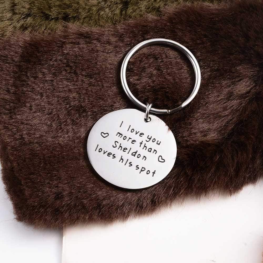 Llaveros para Parejas Big Bang Theory Acero Inoxidable