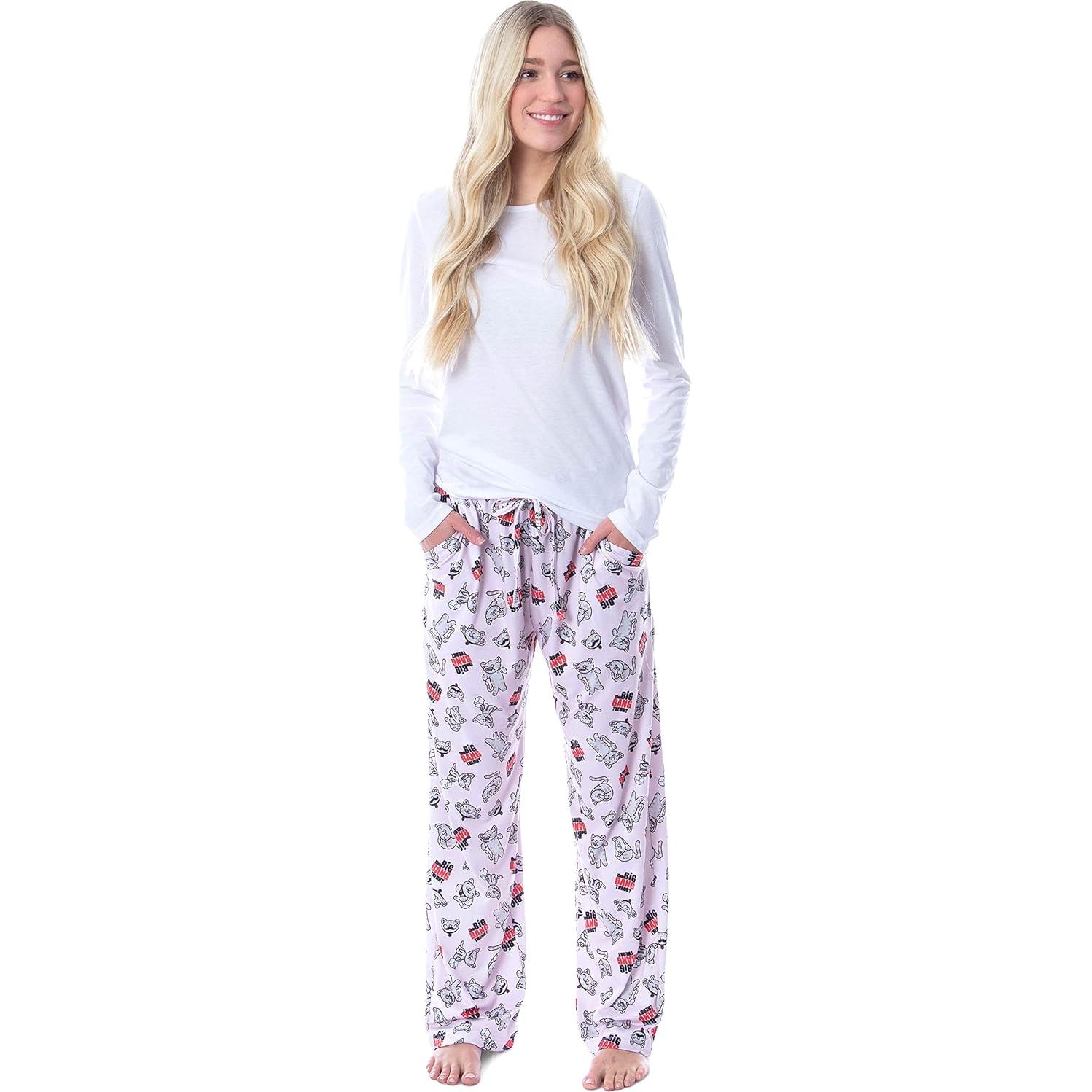 Pantalones de Pijama Intimo La Teoría del Big Bang Rosa Mujer