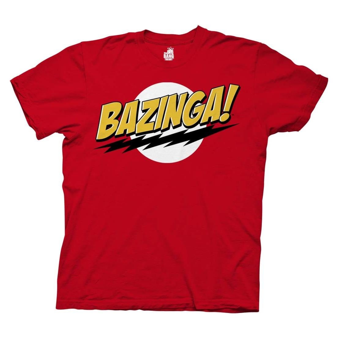 Camiseta Big Bang Theory Ripple Junction Roja para Hombres S-3XL