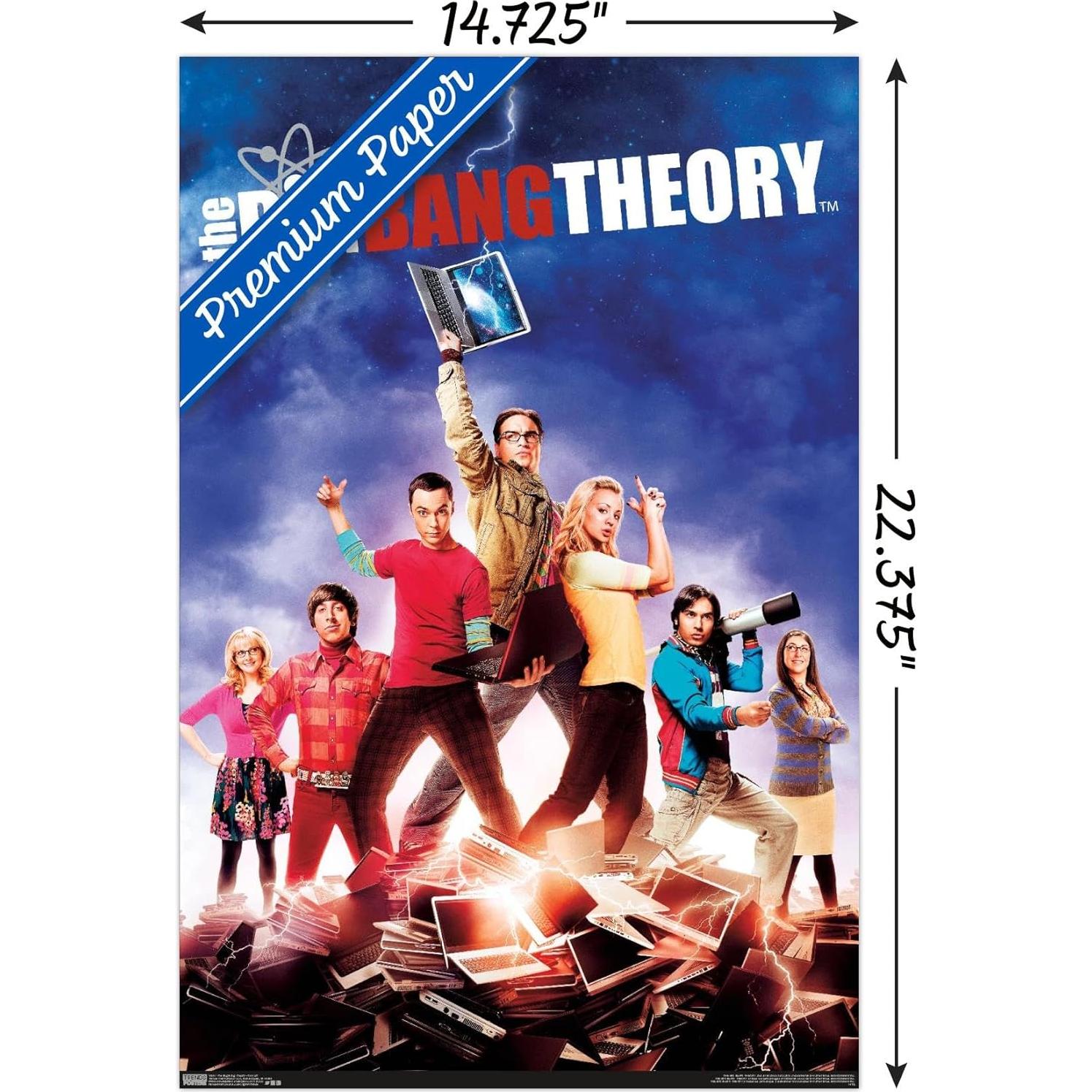 Póster de Pared La Teoría del Big Bang Trends International 37.4x56.8cm