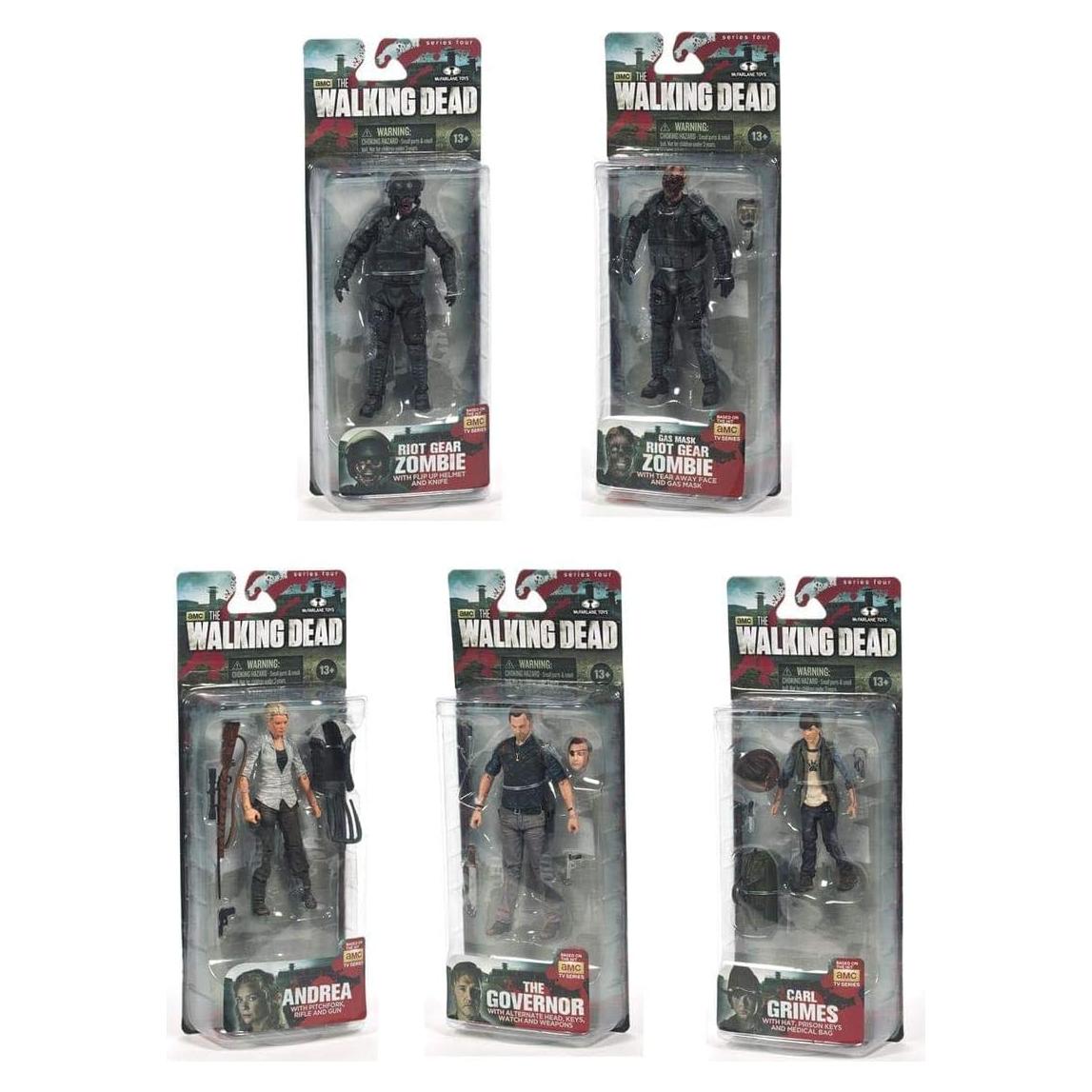 Set de 5 Figuras de Acción The Walking Dead McFarlane