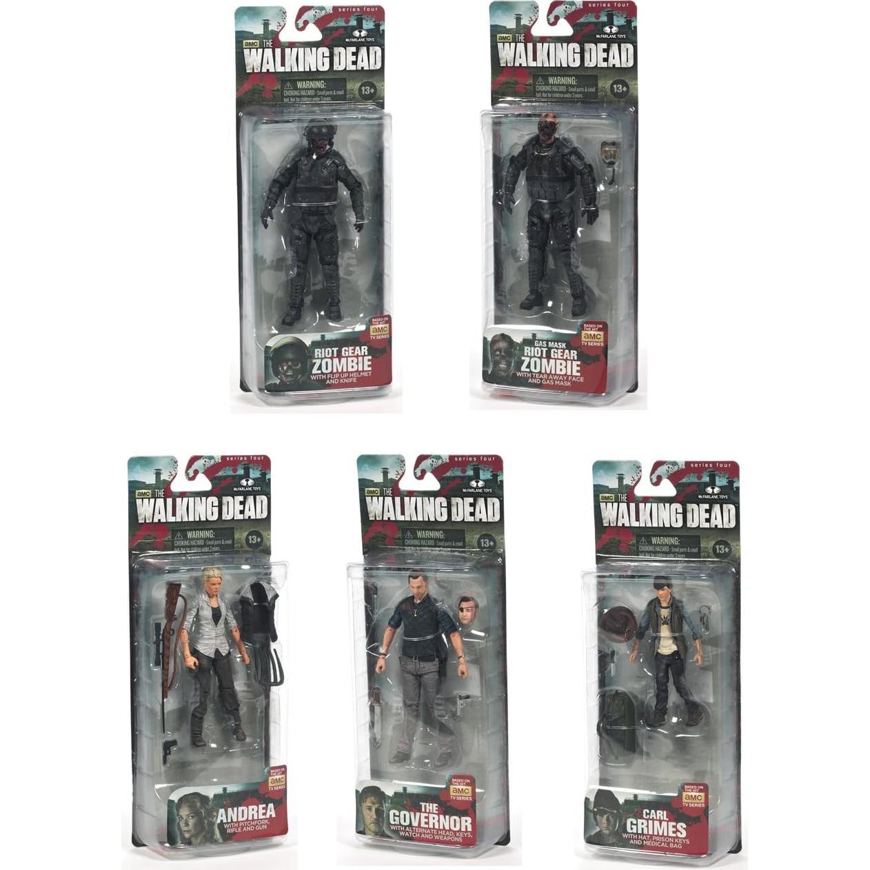 Set de 5 Figuras de Acción The Walking Dead McFarlane