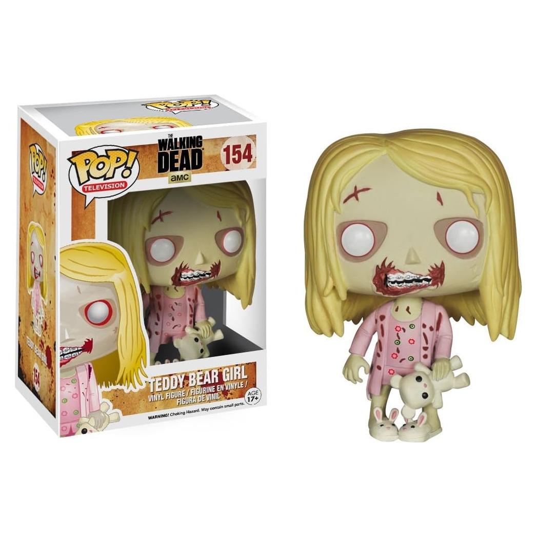 Figurita de Juguete Funko POP Walking Dead Chica Oso de Peluche