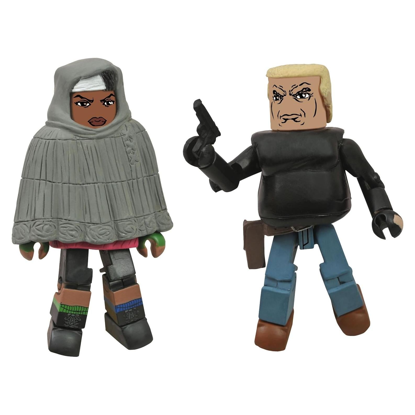 Minimates Los Muertos Vivientes Diamond Select 2-Pack Michonne y Gabe