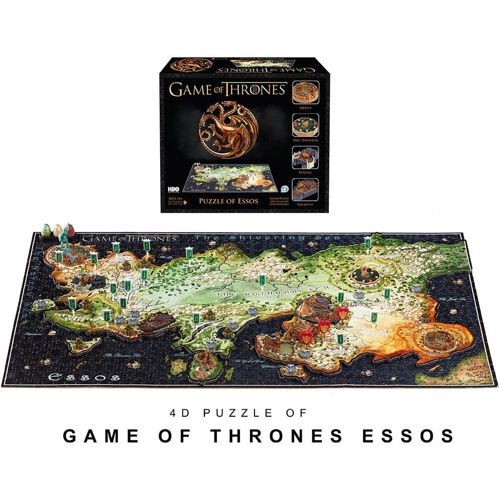 Rompecabezas 4D Cityscape Juego de Tronos Essos 1400 Piezas