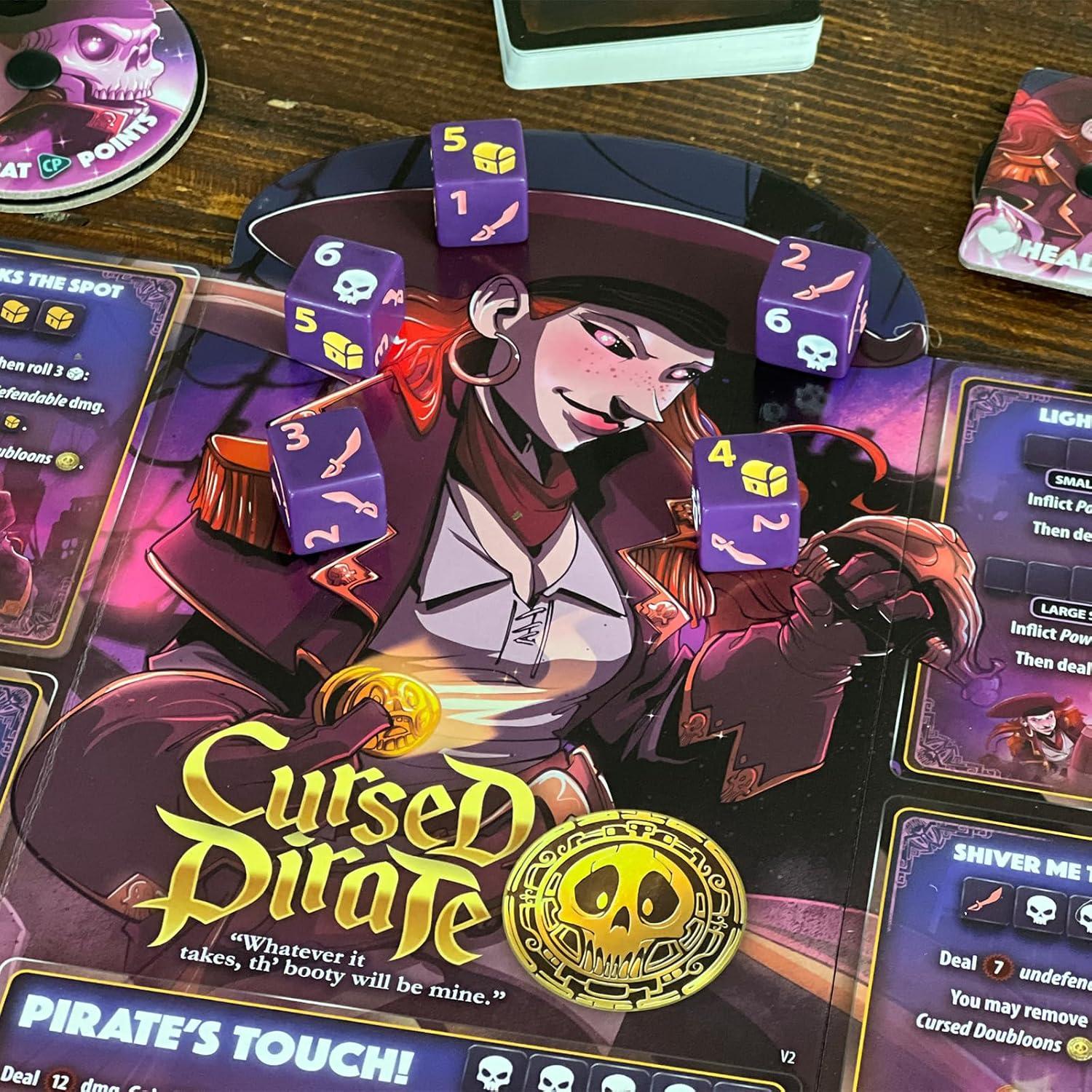 Dice Throne - Juego de Mesa Pirata Maldito vs Artificiero - 2 Héroes