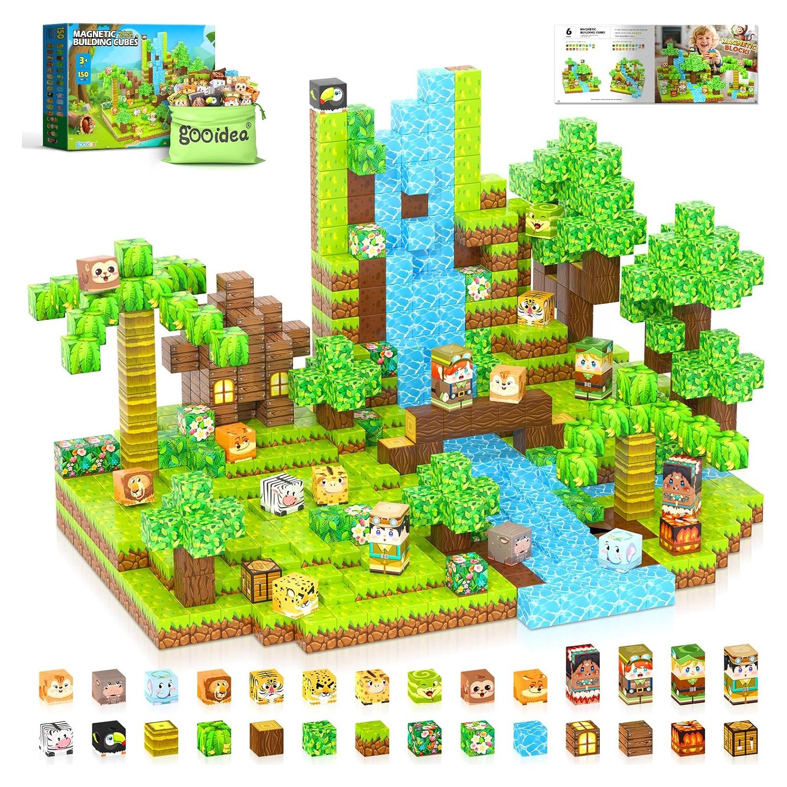 150 Bloques Magnéticos Goodiea - Juguete de Construcción STEM