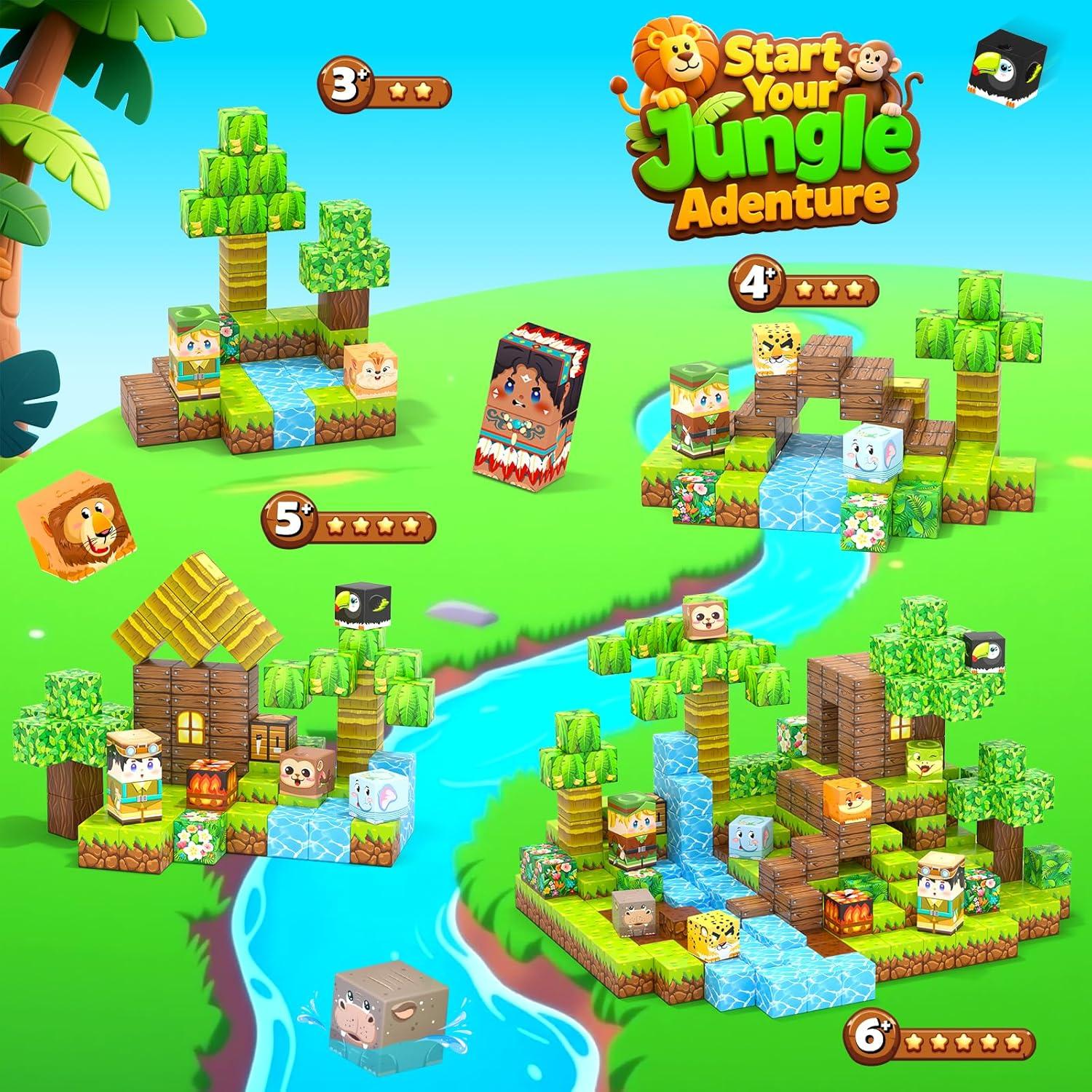 150 Bloques Magnéticos Goodiea - Juguete de Construcción STEM