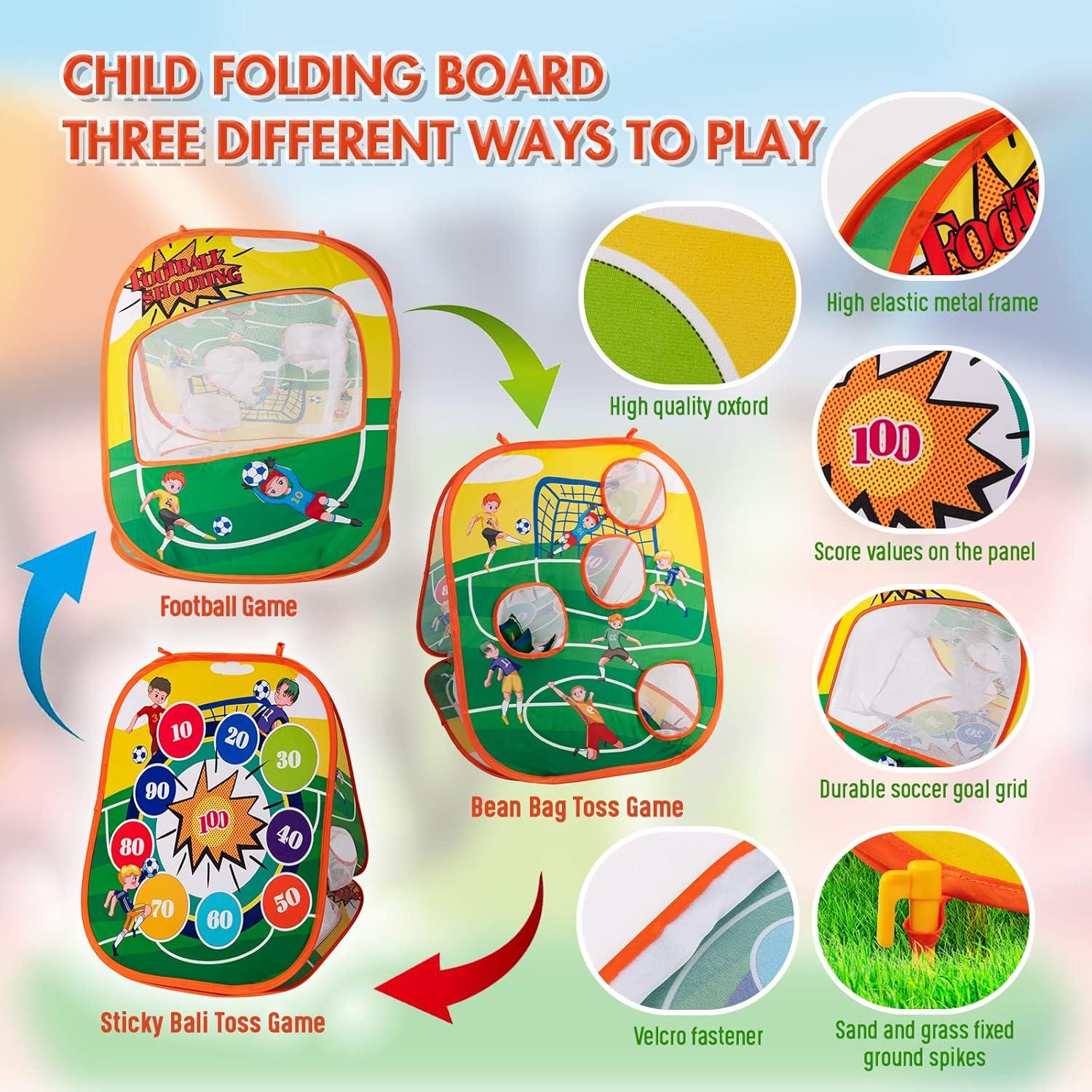 Juego de Lanzamiento de Bolsa de Frijoles Sundaymot 3 en 1