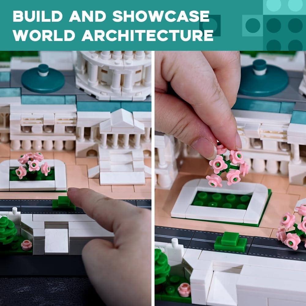 Set de Modelo Capitolio de EE.UU. ArtorBricks 1074 Piezas