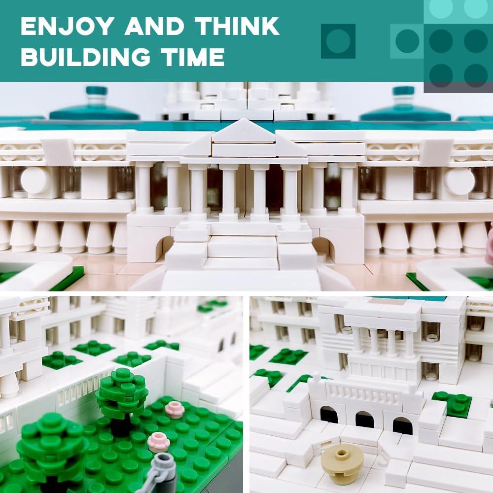 Set de Modelo Capitolio de EE.UU. ArtorBricks 1074 Piezas