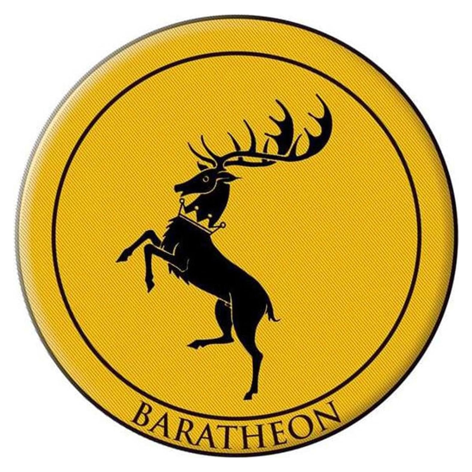 Parche Bordado Juego de Tronos Baratheon Dark Horse 12.45x9.14cm