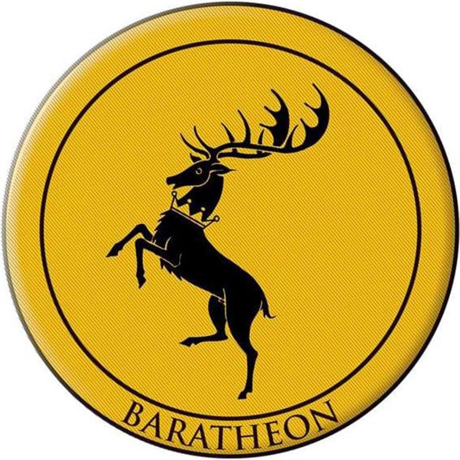 Parche Bordado Juego de Tronos Baratheon Dark Horse 12.45x9.14cm
