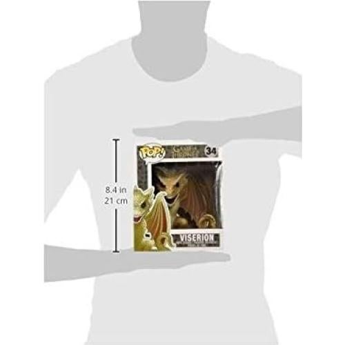 Figura de Vinilo Pop! Viserion Dragón Juego de Tronos 10 cm