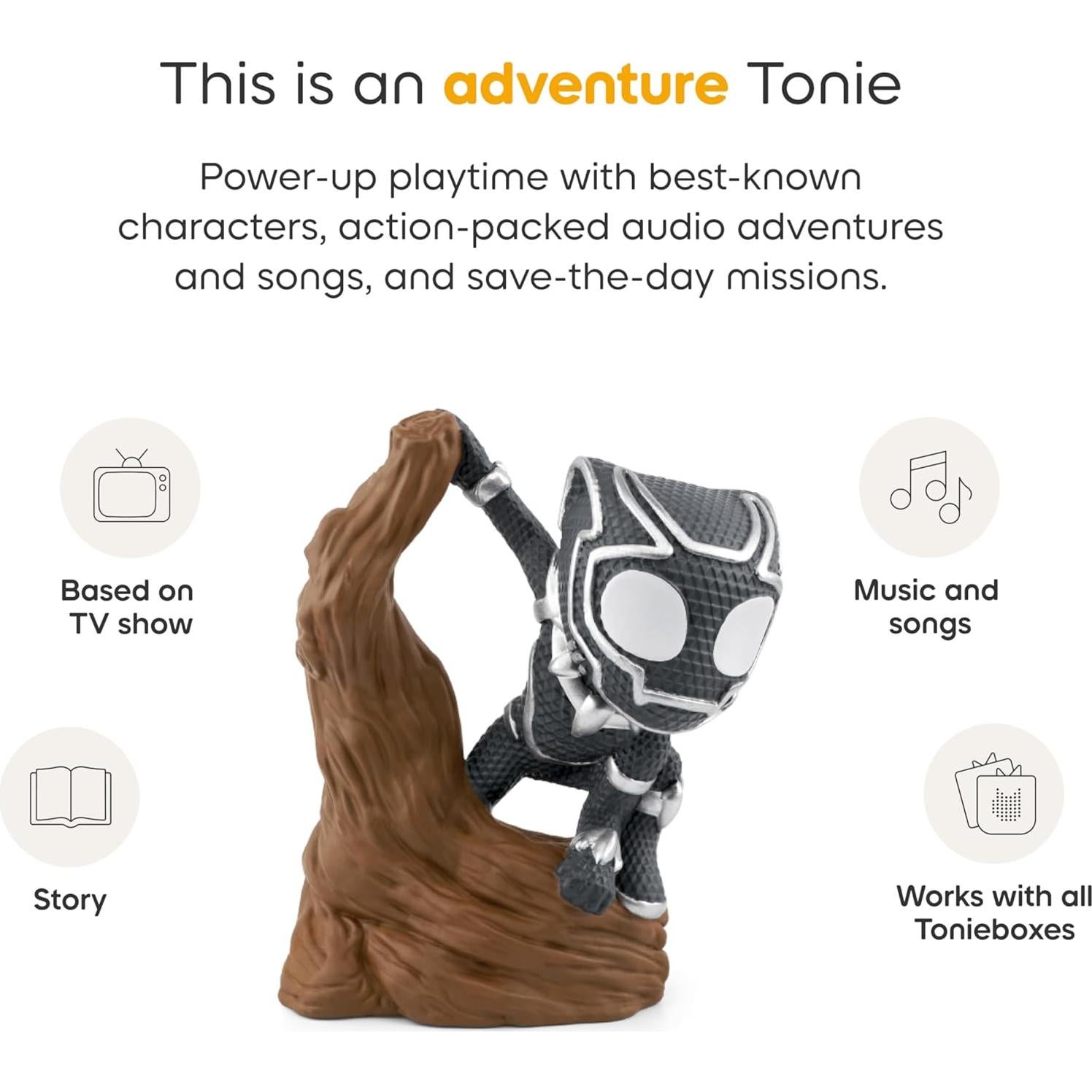 Figurita de audio Black Panther Tonies Marvel 36 min 3+