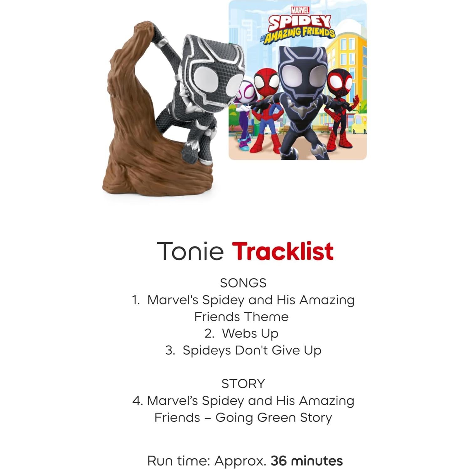 Figurita de audio Black Panther Tonies Marvel 36 min 3+