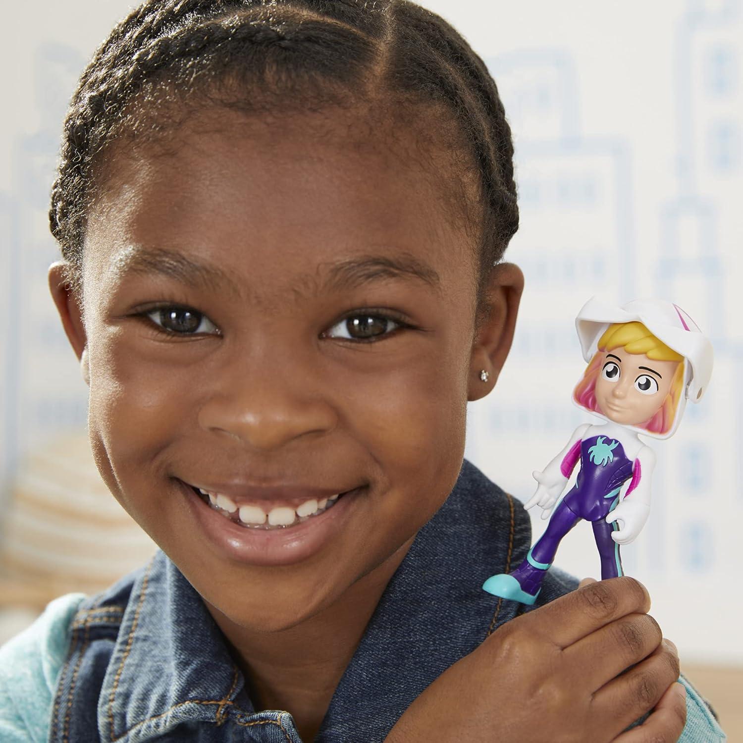 Figuras de Acción Marvel Spidey y Amigos 2-Pack Ghost-Spider y Pantera Negra