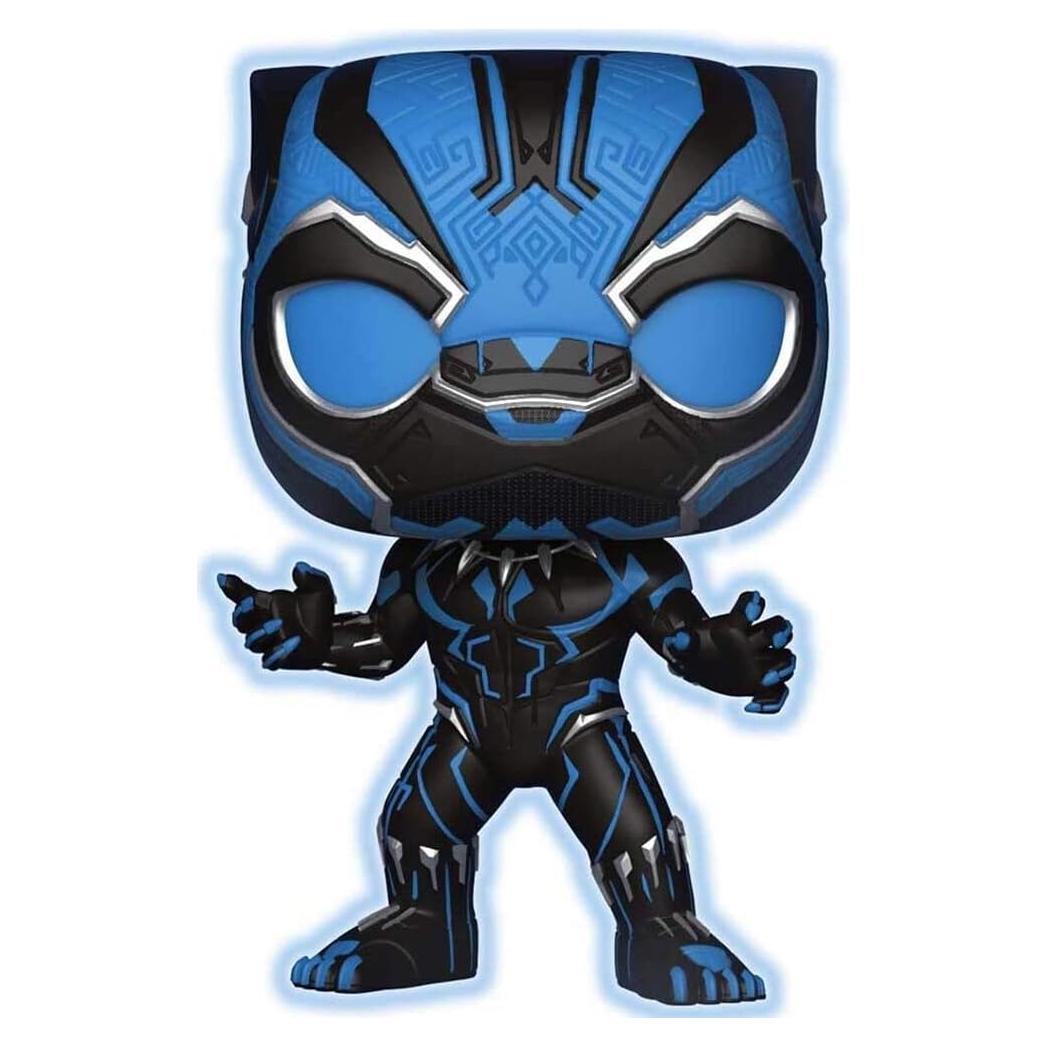 Figura de Vinilo Funko Pop Marvel Pantera Negra Brilla en la Oscuridad