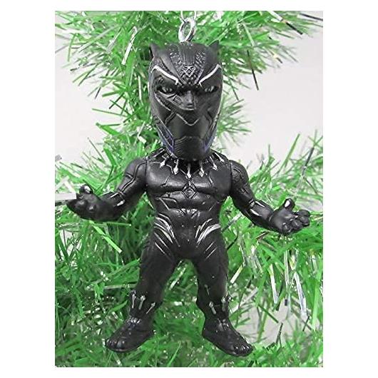 Adorno Navideño Black Panther Wakanda - Plástico Irrompible