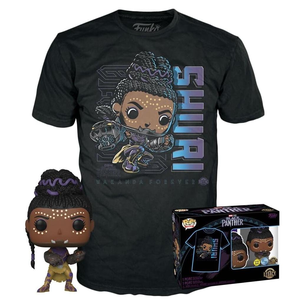 Funko POP & TEE Marvel Pantera Negra Shuri Camiseta XL