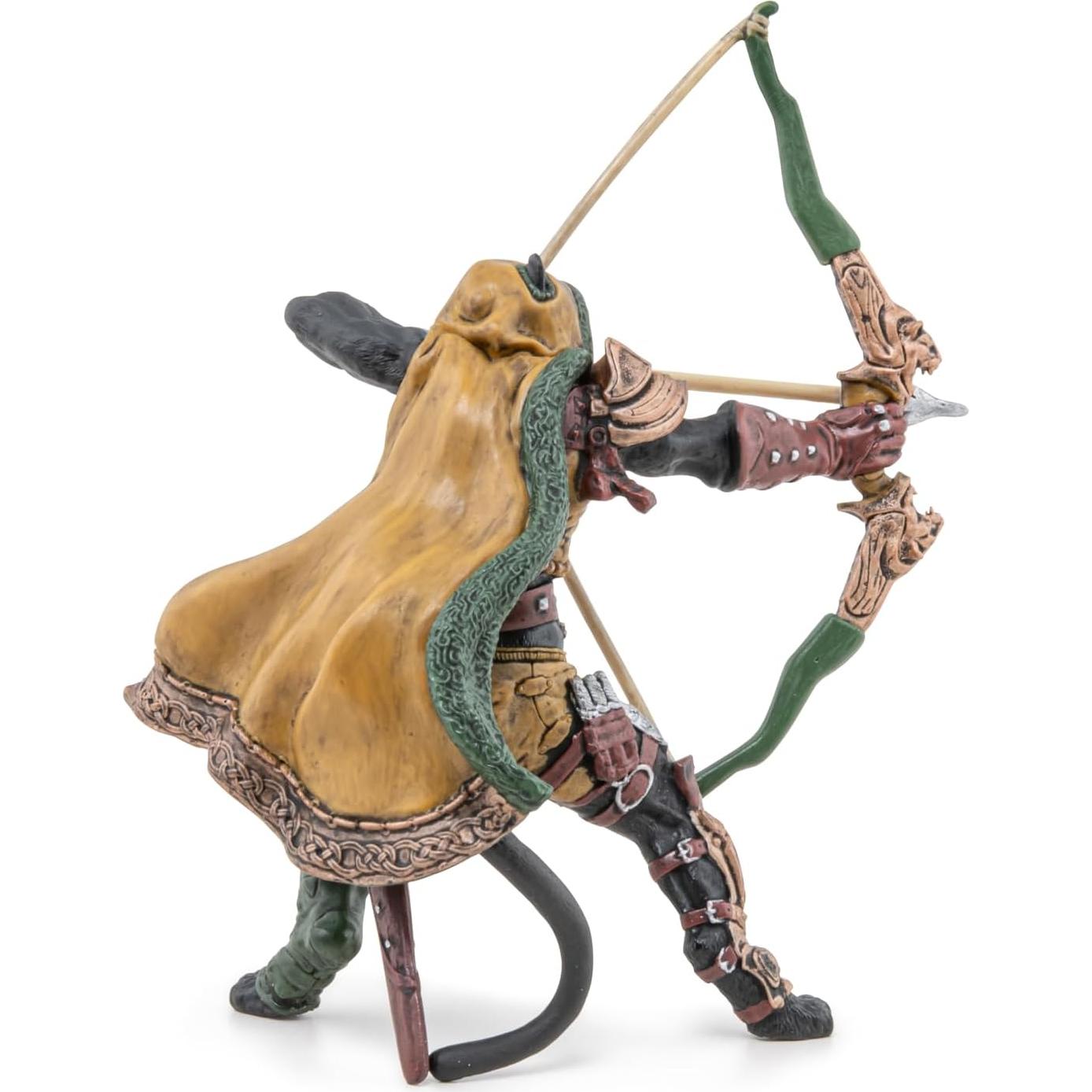 Figura Pantera Mutante Papo 9 cm Arco y Flechas Pintada a Mano