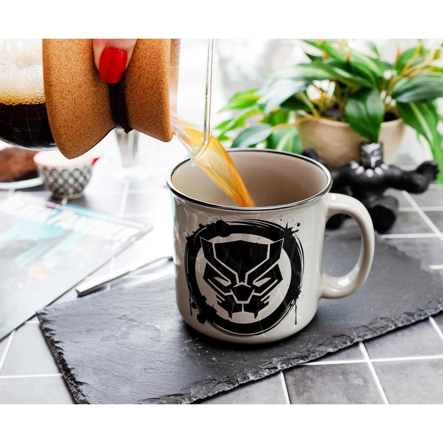 Taza de Cerámica Black Panther Marvel 590 ml Sin BPA