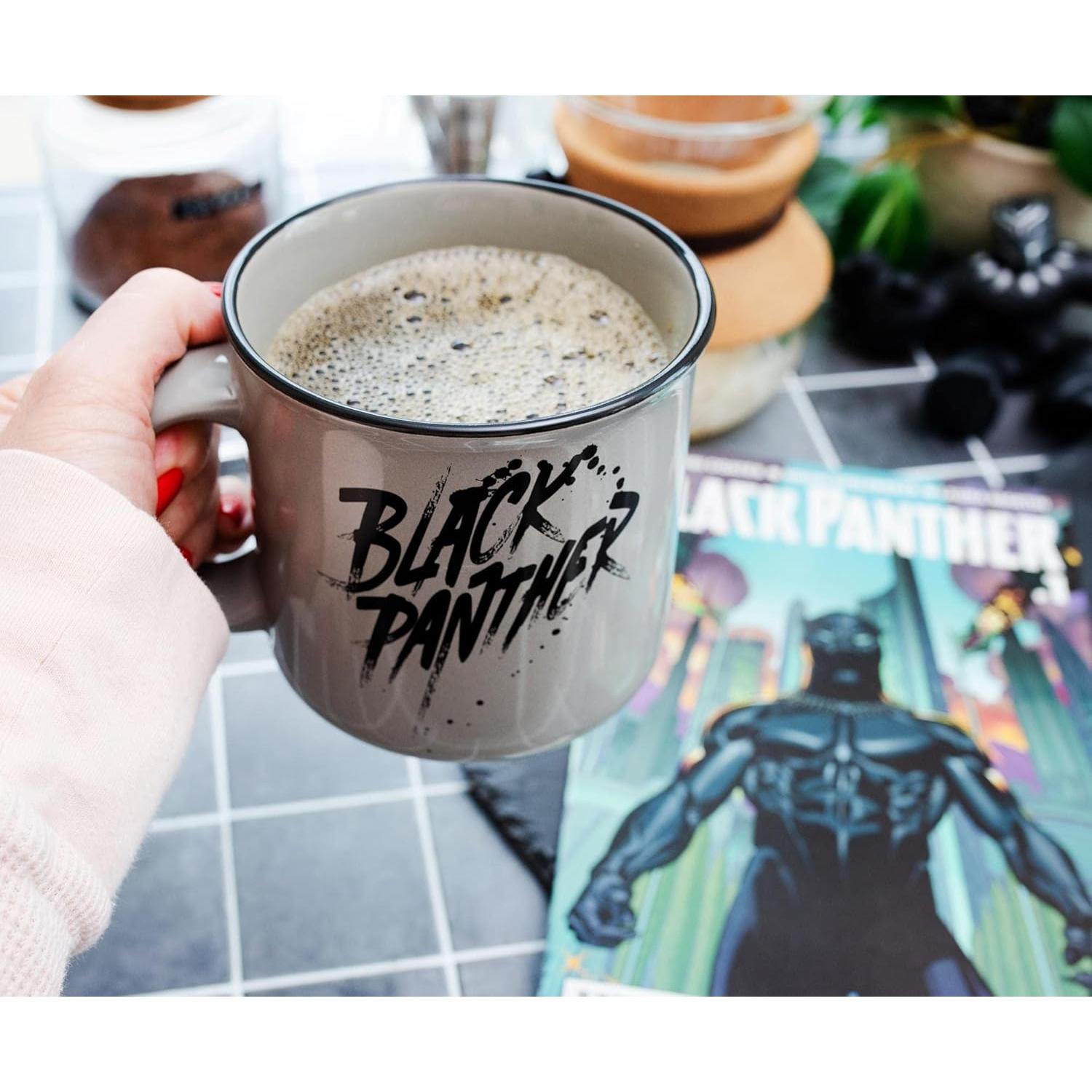 Taza de Cerámica Black Panther Marvel 590 ml Sin BPA