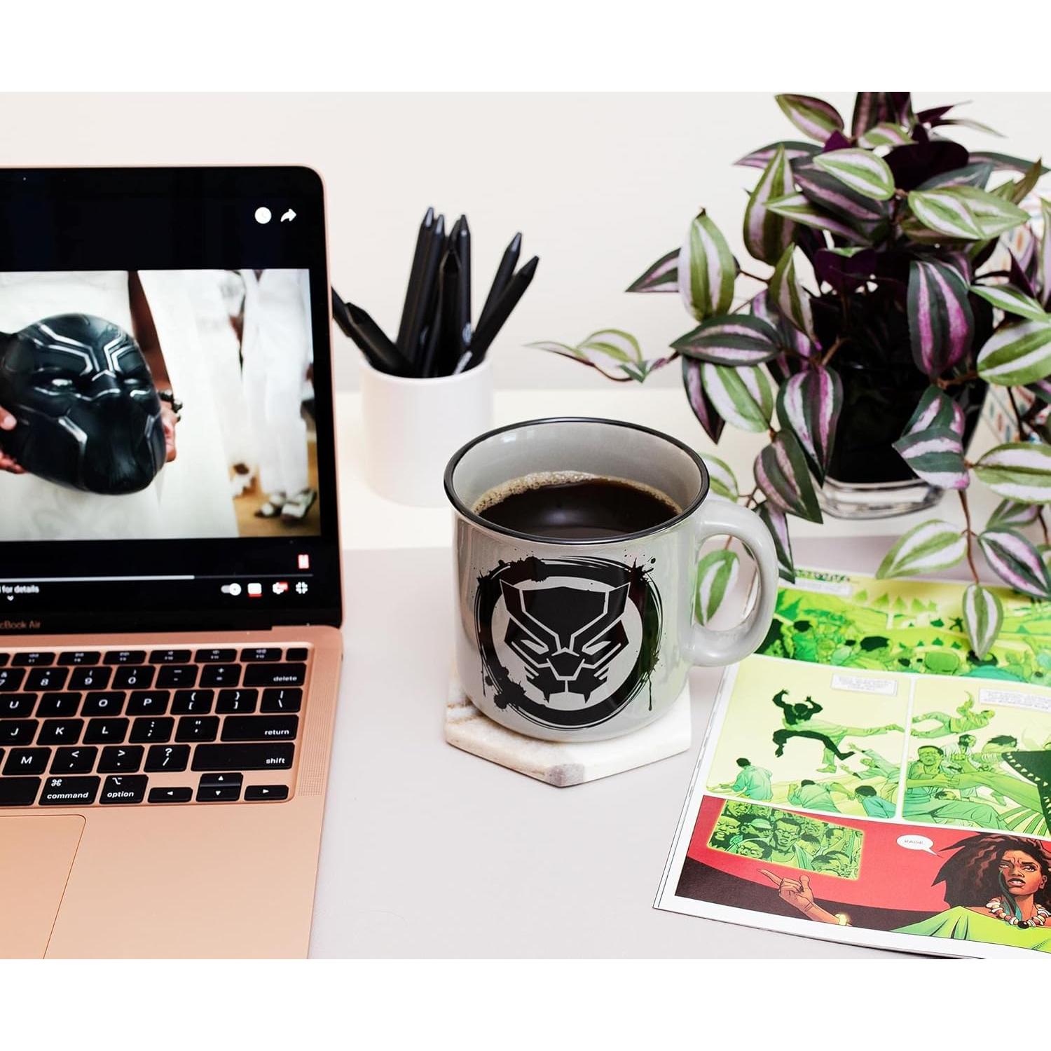 Taza de Cerámica Black Panther Marvel 590 ml Sin BPA