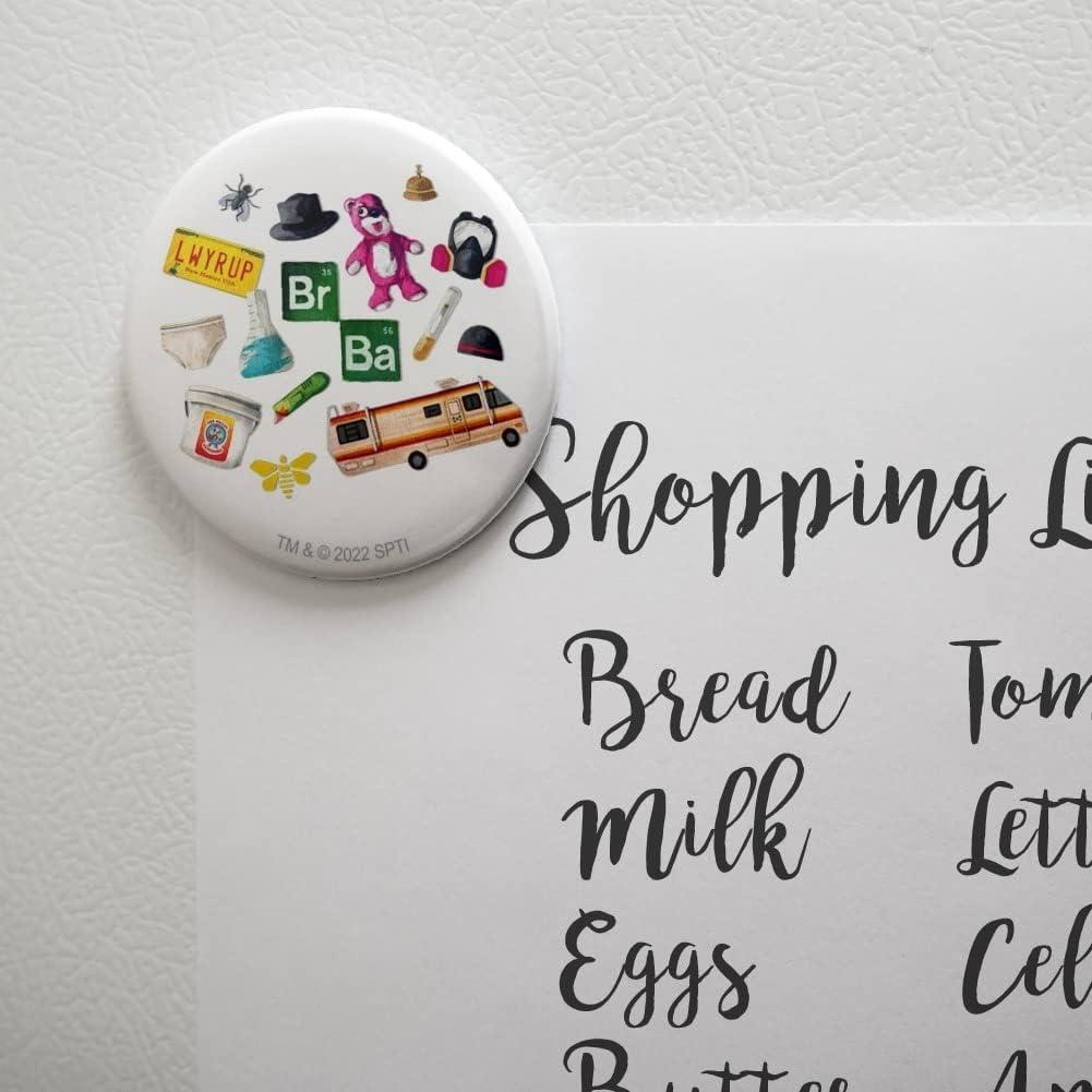 Imán de Botón Breaking Bad 7.6cm - Graphics & More