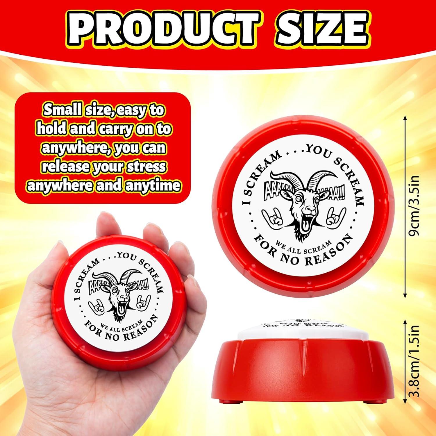 Botón Cabra Gritona APLANDUS Juguete de Escritorio Divertido