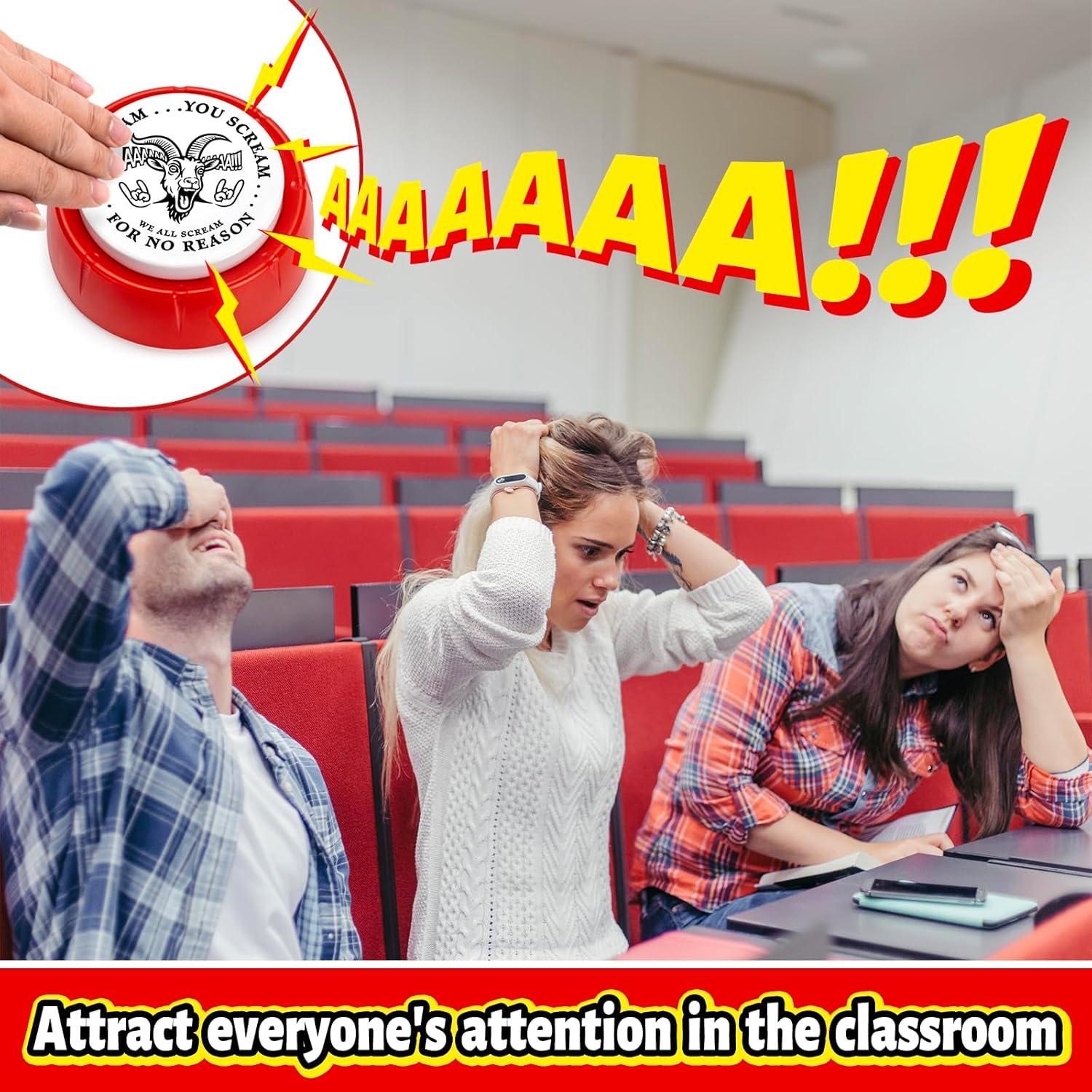 Botón Cabra Gritona APLANDUS Juguete de Escritorio Divertido