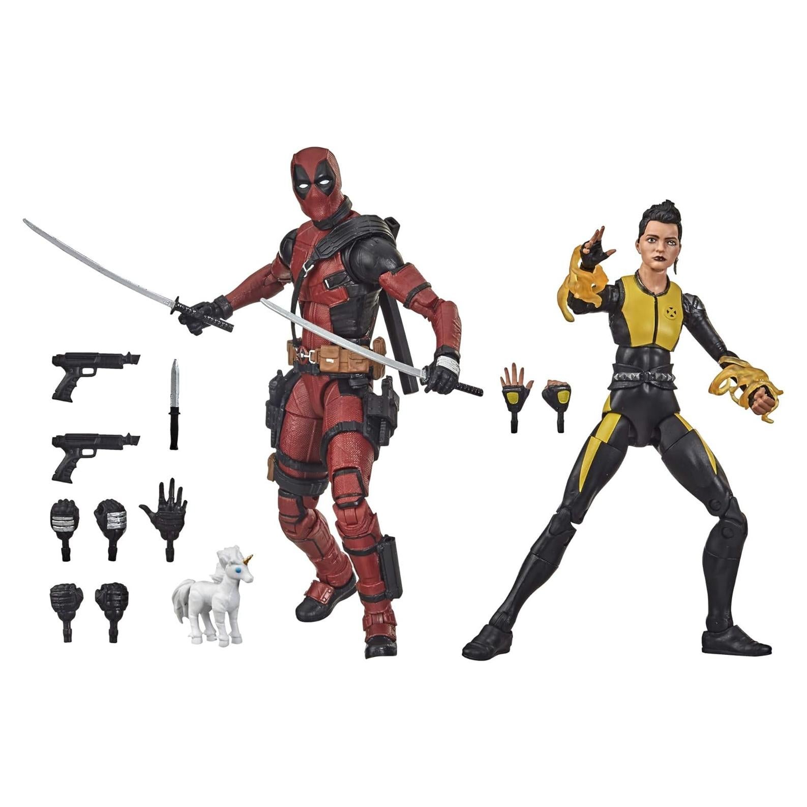 Figura de Acción Marvel Hasbro Deadpool y Negasonic 15 cm